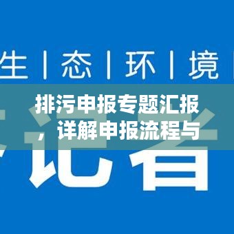 排污申报专题汇报，详解申报流程与关键要点