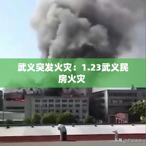 武义突发火灾：1.23武义民房火灾 
