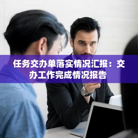 任务交办单落实情况汇报：交办工作完成情况报告 