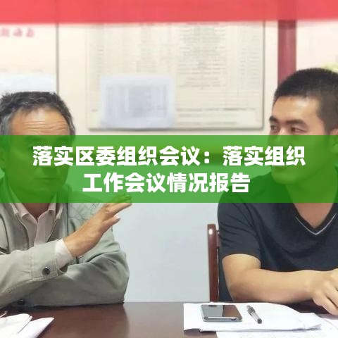 落实区委组织会议：落实组织工作会议情况报告 