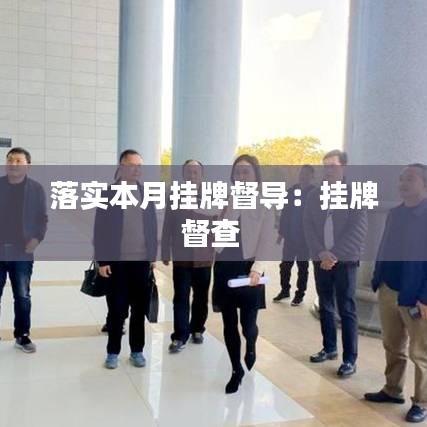 落实本月挂牌督导：挂牌督查 