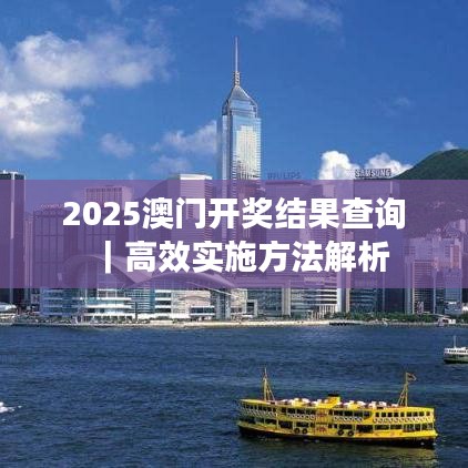 2025澳门开奖结果查询｜高效实施方法解析