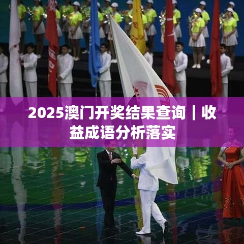 2025澳门开奖结果查询｜收益成语分析落实
