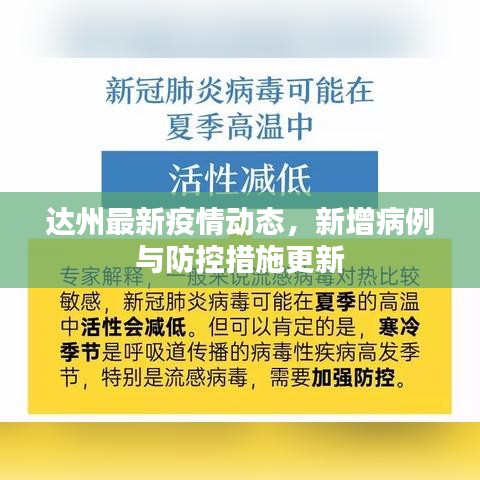 达州最新疫情动态，新增病例与防控措施更新