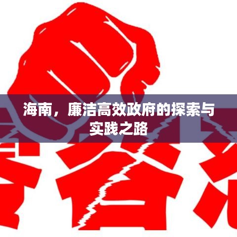 海南，廉洁高效政府的探索与实践之路