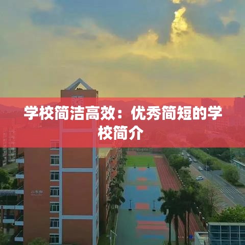 学校简洁高效：优秀简短的学校简介 