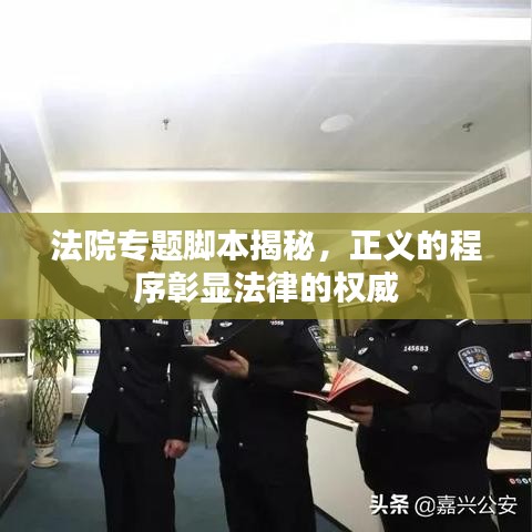 法院专题脚本揭秘，正义的程序彰显法律的权威