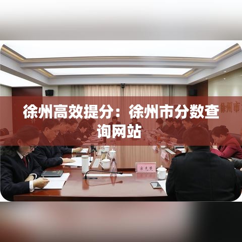 徐州高效提分：徐州市分数查询网站 