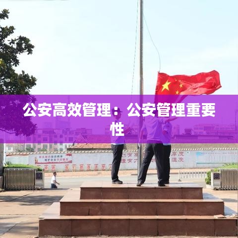 公安高效管理：公安管理重要性 