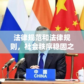 法律规范和法律规则，社会秩序稳固之基石