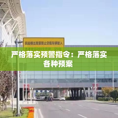 严格落实预警指令：严格落实各种预案 