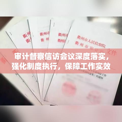 审计督察信访会议深度落实，强化制度执行，保障工作实效全面推进