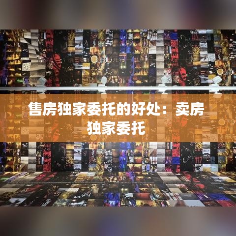 售房独家委托的好处：卖房 独家委托 