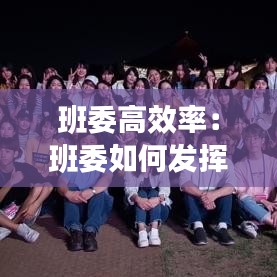 班委高效率：班委如何发挥作用 