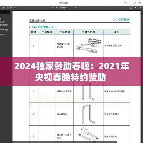 2024独家赞助春晚：2021年央视春晚特约赞助 
