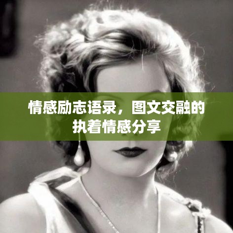 情感励志语录，图文交融的执着情感分享
