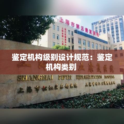 鉴定机构级别设计规范：鉴定机构类别 