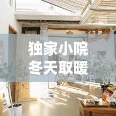 独家小院冬天取暖：冬天农村小院 