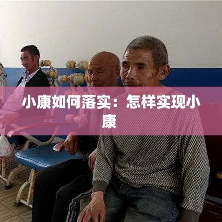小康如何落实：怎样实现小康 