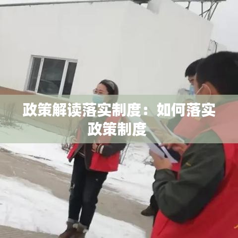 政策解读落实制度：如何落实政策制度 