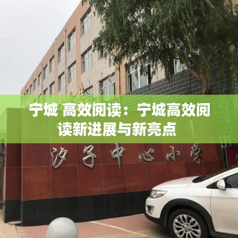 宁城 高效阅读：宁城高效阅读新进展与新亮点 