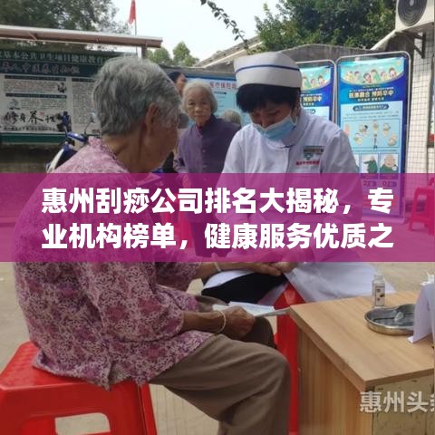 惠州刮痧公司排名大揭秘，专业机构榜单，健康服务优质之选