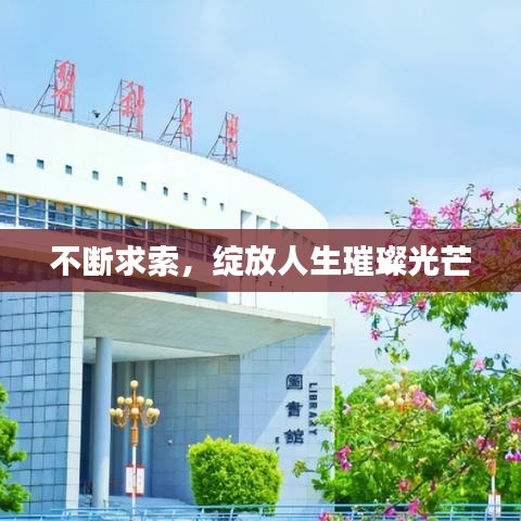 不断求索，绽放人生璀璨光芒