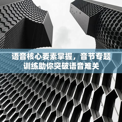 语音核心要素掌握，音节专题训练助你突破语音难关