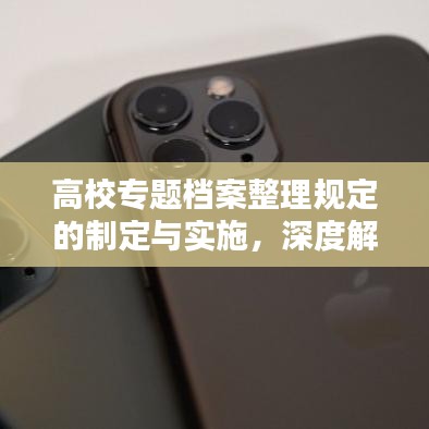 高校专题档案整理规定的制定与实施，深度解析与吸引力十足的标题！