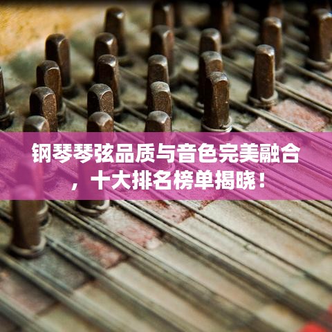 钢琴琴弦品质与音色完美融合，十大排名榜单揭晓！
