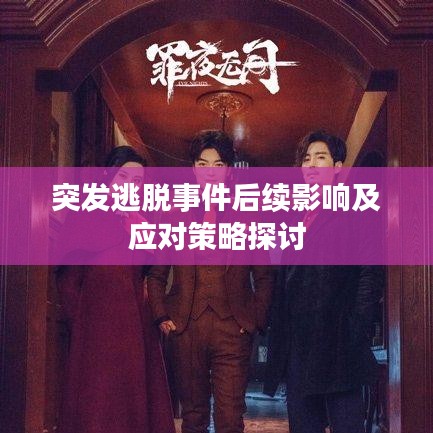 突发逃脱事件后续影响及应对策略探讨