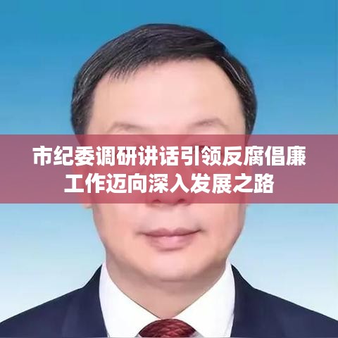市纪委调研讲话引领反腐倡廉工作迈向深入发展之路