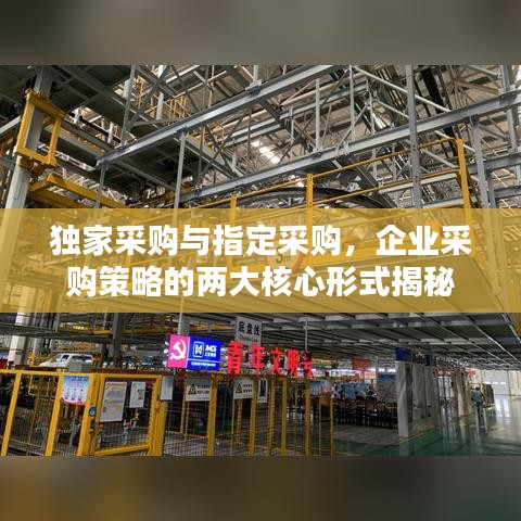 独家采购与指定采购，企业采购策略的两大核心形式揭秘