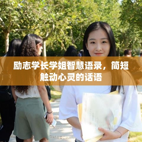 励志学长学姐智慧语录，简短触动心灵的话语