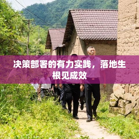 决策部署的有力实践，落地生根见成效