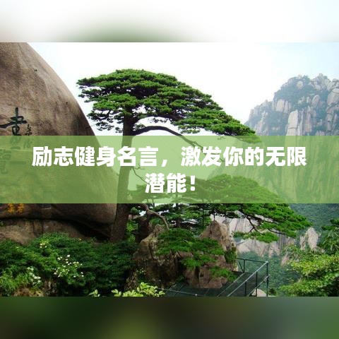 励志健身名言，激发你的无限潜能！