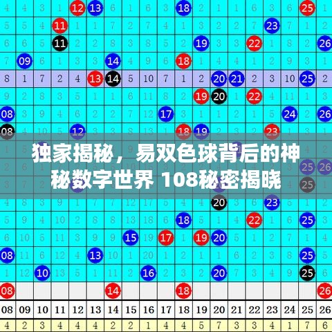 独家揭秘，易双色球背后的神秘数字世界 108秘密揭晓