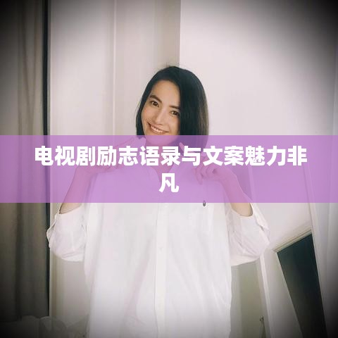 电视剧励志语录与文案魅力非凡
