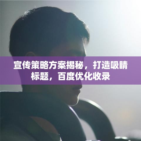 宣传策略方案揭秘，打造吸睛标题，百度优化收录