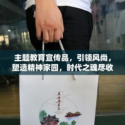 主题教育宣传品，引领风尚，塑造精神家园，时代之魂尽收眼底