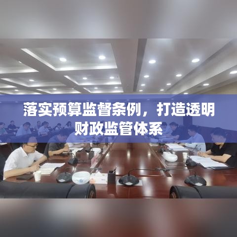 落实预算监督条例，打造透明财政监管体系