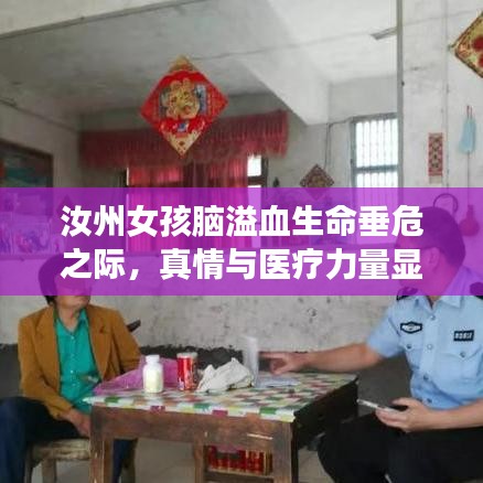 汝州女孩脑溢血生命垂危之际，真情与医疗力量显奇迹