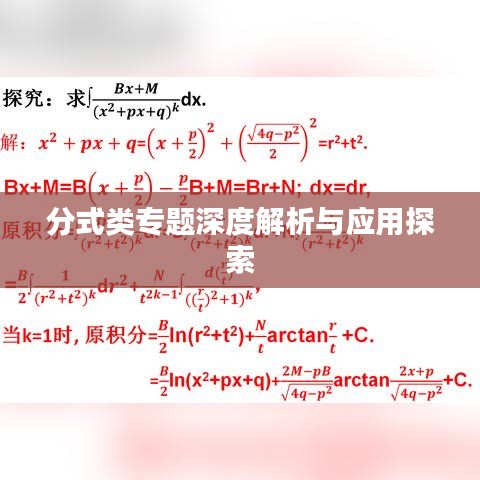 分式类专题深度解析与应用探索